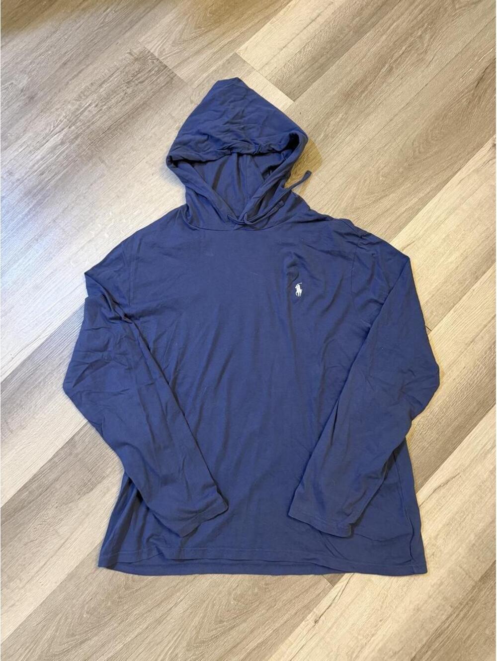 Navy blue Polo Ralph Lauren hoodie in XL #polo #preppy